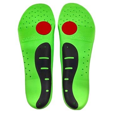 VICTOR 勝利體育 VT-XD12 高彈力運動鞋墊  S  綠色 + 黑色 + 紅色  1組
