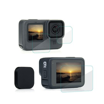 【玻璃保護貼】Gopro Hero 13 / 12 / 11 / 10 / 9 螢幕保護貼 鏡頭保護貼 鋼化 9H 防刮 前後螢幕與鏡頭