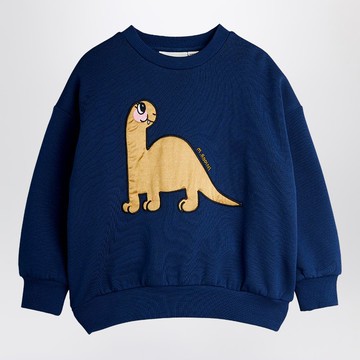 Dino application blue sweatshirt