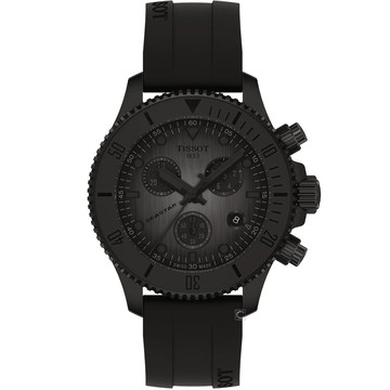 TISSOT 天梭錶 官方受權  SEASTAR 1000 海星38mm 計時運動錶 女錶 中性錶-T1202173706100