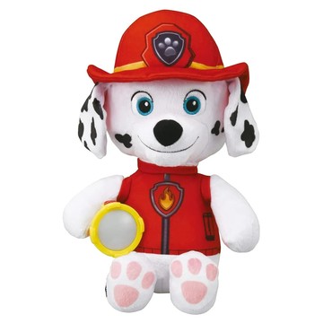 PAW PATROL 汪汪隊立大功 愛睏絨毛娃娃系列  28cm  紅色 + 黑色 + 白色  1個
