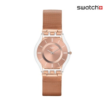 Swatch HELLO DARLING 超薄手錶/男錶/女錶/瑞士製造 SS08K104M (34mm)【官方旗艦店】