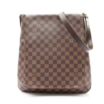 LOUIS VUITTON LV 路易威登 Musette GM 肩背包 棕色 棋盤格帆布 N51302 【二手名牌BRAND OFF】