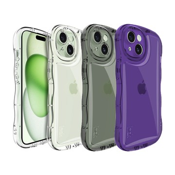 Imak Apple iPhone 15 波浪泡泡防摔套