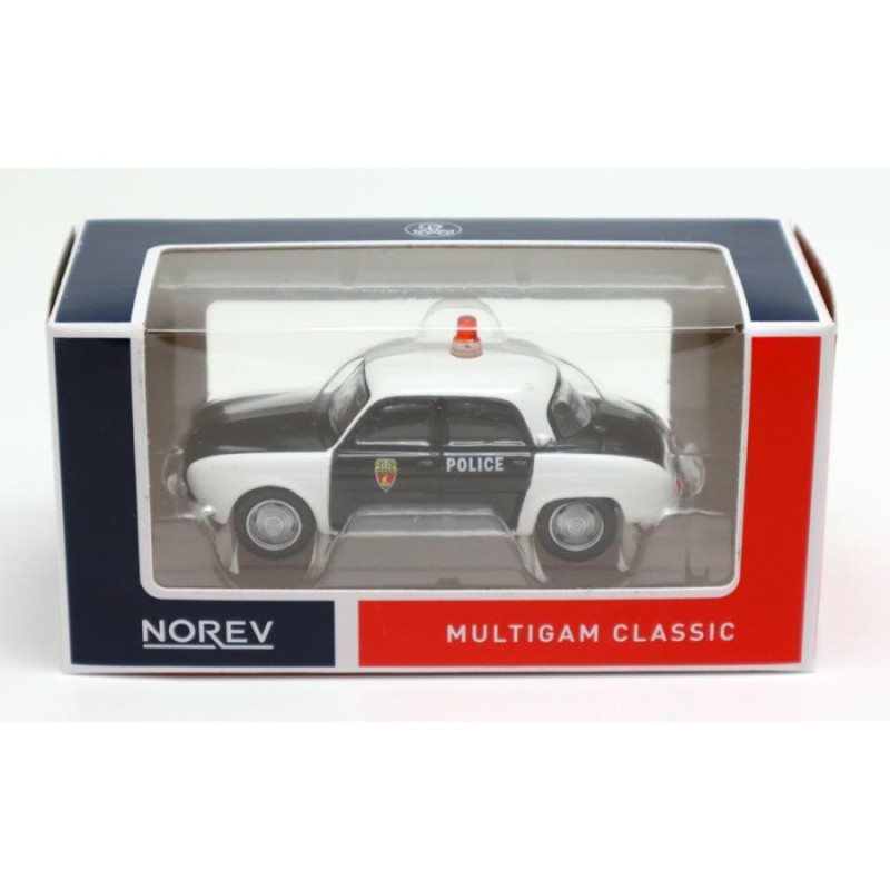 NOREV MULTIGAM CLASSIC 1/64 ルノー Renautl Dauphine 警察車両 パトカー ミニチュア ミニカー レトロ  フランス車 | LINEショッピング