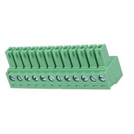 15EDGK-3.81-12P-14-00A(H) 3.81mm 母頭 12P 300V 8A 插拔式接線端子台 (5個含稅價)【佑齊企業 iCmore】