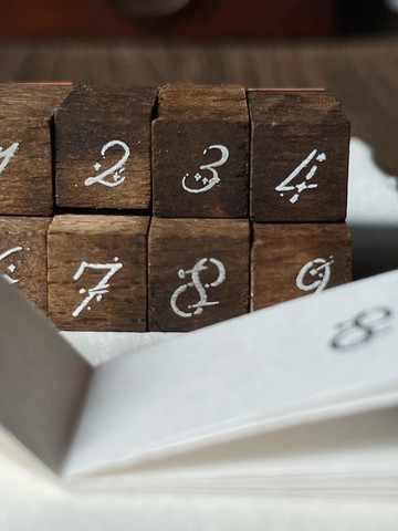 Star Number _ 數字印章