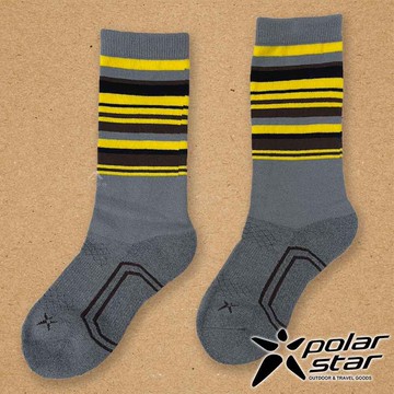 【PolarStar】LifeStyle羊毛健行襪『土黃』P22514 露營.戶外.登山.羊毛襪.保暖襪.彈性襪.休閒襪.長筒襪.襪子