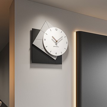 開發票 裝飾創意鐘表掛鐘客廳輕奢餐廳時尚現代極簡家用掛墻時鐘北歐 快速出貨