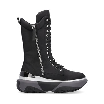 LIU JO JUNE 06 - MID SNEAKER 黑色女款鞋子