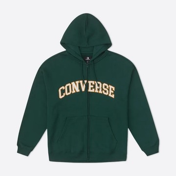 CONVERSE RETRO CHUCK FZ HOODIE 連帽外套 男 綠色_10027083-A03