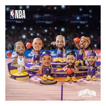 AcePlayer 王牌化身 盒抽公仔 洛杉磯湖人隊系列（6入）