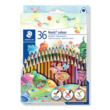 施德樓 STAEDTLER環保科技三角色鉛筆/MS187-CD36/36色