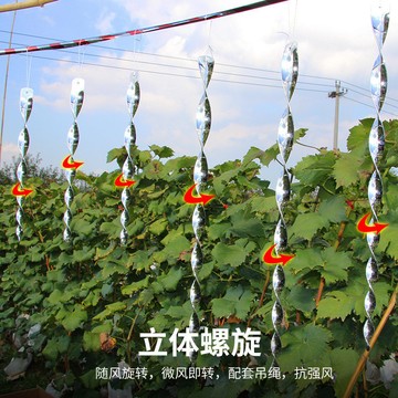 台灣出貨👑驅鳥器 驅鳥棒 旋轉驅鳥棒 反光驅鳥棒 閃光驅鳥棒 園藝佈置裝飾 裝飾掛件 螺旋 驅鳥神器 庭院佈置 防鳥