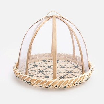 奧可利竹編織罩28x22cm 綠