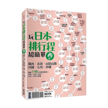玩日本排行程超簡單【西卷】：關西．北陸．山陰山陽．四國．九州．沖繩