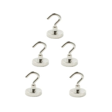 FANCY LIFE 超強力磁鐵掛勾 大款  5個  單一顏色