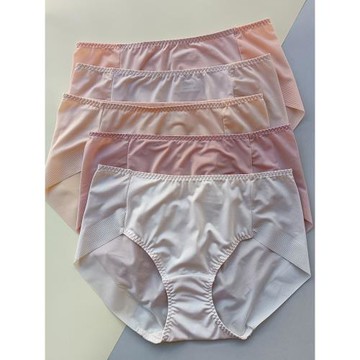 福利款出口韓國尾內褲女 簡約牛奶絲無痕包臀中腰 三角褲頭 底褲