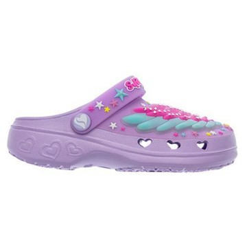 Skechers 涼拖鞋 中童鞋 燈鞋 SWEETHEART 紫【運動世界】308367LLVMT