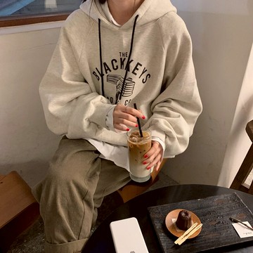 加絨加厚衛衣女冬季寬松韓版waitmore外套ins潮慵懶風bf學生上衣