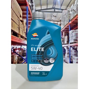 【4%點數】『油工廠』REPSOL ELITE COMPETICION 5W40 5W-40 全合成機油【樂天APP下單限定】