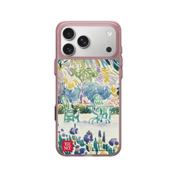 iPhone 17 Pro Max Clear (相機按鈕) 晶醺玫 - The MET - 克羅斯《聖克萊爾的畫家花園》