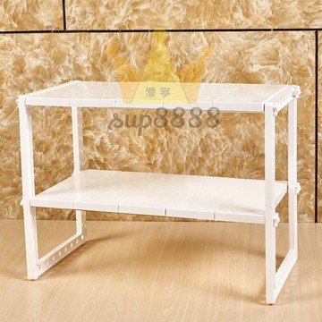 可伸縮洗菜盆塑料不銹鋼 可伸縮 單層雙層下水槽置物架櫥柜架鍋架儲物瀝水收納架🧡台灣出貨🧡免運🧡