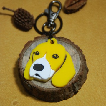 毛小孩在身邊鑰匙圈/米格魯