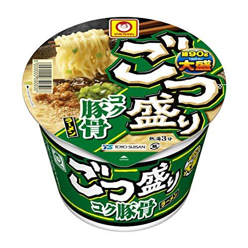 マルちゃん ごつ盛りラーメン3種アソート(ワンタン醤油ラーメン6個 コーン味噌ラーメン4個 コク豚骨ラーメン2個 計12個)