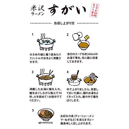 米沢ラーメン すがい あっさり醤油ラーメン