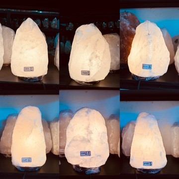 白鹽燈 實拍 10-20kg  高度30cm以上  大顆透白的白鹽燈非常稀少 淨化磁場  原礦 小 夜燈  聊聊可看細圖