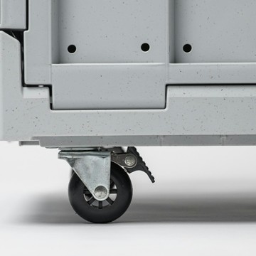 樹德 清水模摺疊籃專用輪子組(4入/組)FB-5336DR 完美主義【R0270-B】