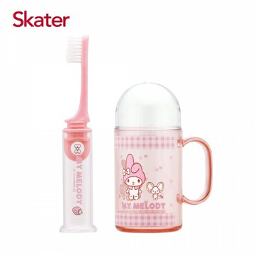 Skater便利牙刷(附收納杯)美樂蒂★衛立兒生活館★