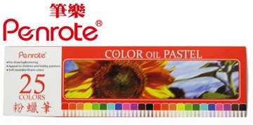 筆樂PENROTE 25色粉蠟筆 盒 PG3591