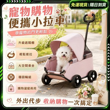 隔日達✨重磅升級迭代 寵物推車✨可折疊 寵物拉車 寵物小推車 寵物拉桿 寵物拉桿包 寵物外出 寵物提籃 寵物車 狗狗外出