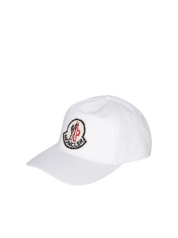Moncler White Baseball Cap