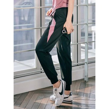 瑜伽長褲女戶外休閑跑步網紅健身褲子寬松大碼九分褲束腿褲速干衣