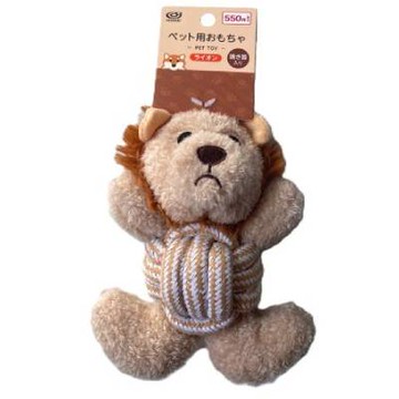【100 Life Japan Can Do】(H)獅子造型寵物玩具(1入)