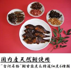 ふるさと納税 AZ02_古河名物　鮒甘露煮・特撰佃煮6種類セット◇魚 ご飯のお供 ギフト おかず ※沖縄・離島への配送不可◇ 茨城県古河市