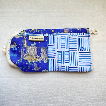 獨角獸多功能口金拉鍊夾包