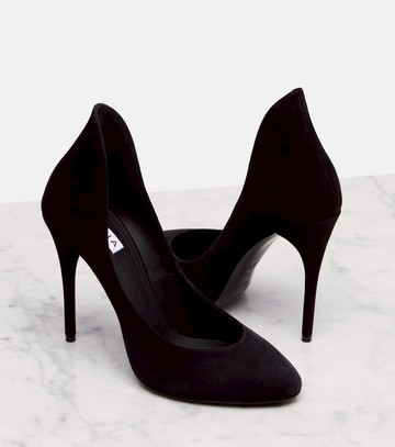 Alaïa Decolette 110 suede pumps