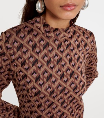 Diane von Furstenberg Birdie printed top