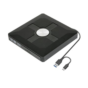 私模外置光驅太陽款DVD刻錄機USB3.0Type-C雙接口dvd刻錄機【北歐家居生活】