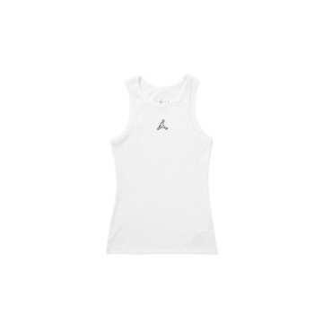 JORDAN ESSENTIALS 小Logo 女款 背心 白 DO5049-100