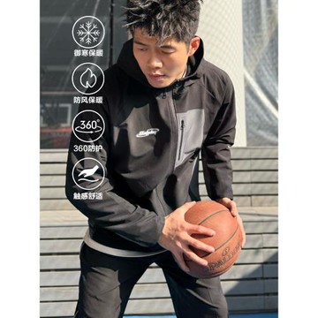 SATJDM沖鋒衣運動外套男美式籃球訓練風衣防風秋冬騎行戶外保暖春