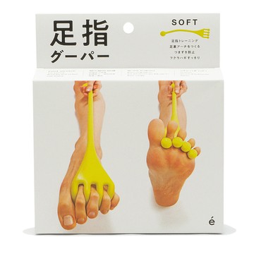 結帳享優惠/日本【erugam】美腿拉筋腳趾訓練器-基礎黃