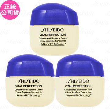 SHISEIDO資生堂 激抗痕 亮采緊緻精雕霜(15ml)*3(公司貨)