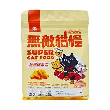 ParkCat 貓樂園 全齡貓 無穀天然高蛋白貓糧 鮮雞蜂王乳  1kg  1袋