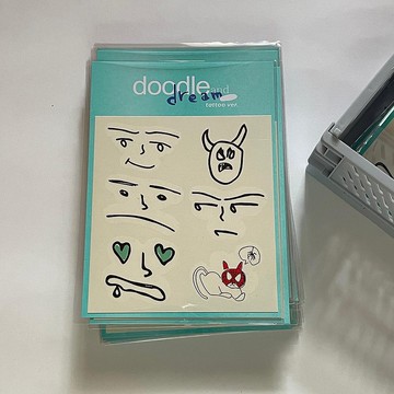doodle and dream 紋身貼紙