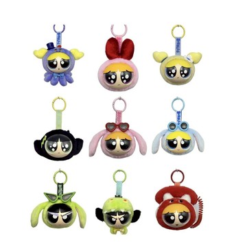 Miniso  飛天小女警-絨絨玩偶系列盲盒掛件- 隨機發貨ToysRUs玩具反斗城